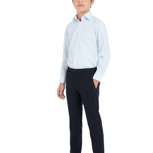Michael Kors Big Boys Classic Fit Button up Dress Shirt NWT - Picture 4 of 5